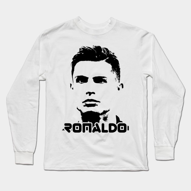 Cristiano Ronaldo Long Sleeve T-Shirt by Aldyz